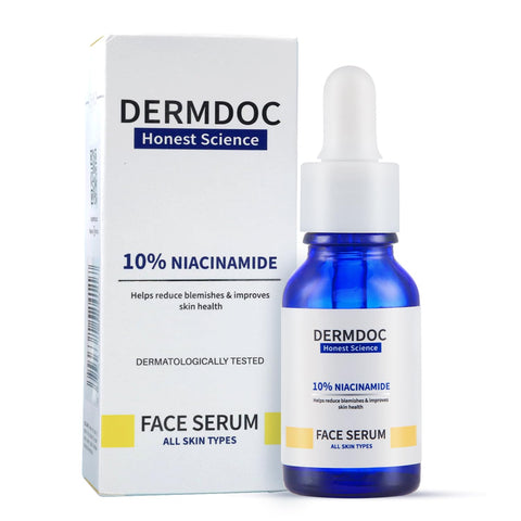 DermDoc 10% Niacinamide Face Serum, 30ml