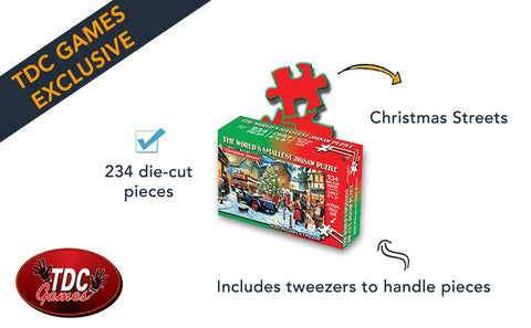 TDC Games World's Smallest Jigsaw Puzzle - Christmas Streets