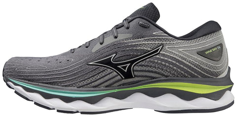 Mizuno Men's Wave Sky 6 Running Shoe, Quiet Shade/Silver, 10 US