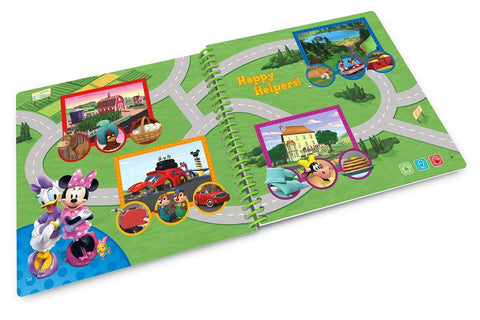 LeapFrog Leapstart Nursery: Mickey and The Roadster Racers Pit Crews to The Rescue Story Book (3D Enhanced)