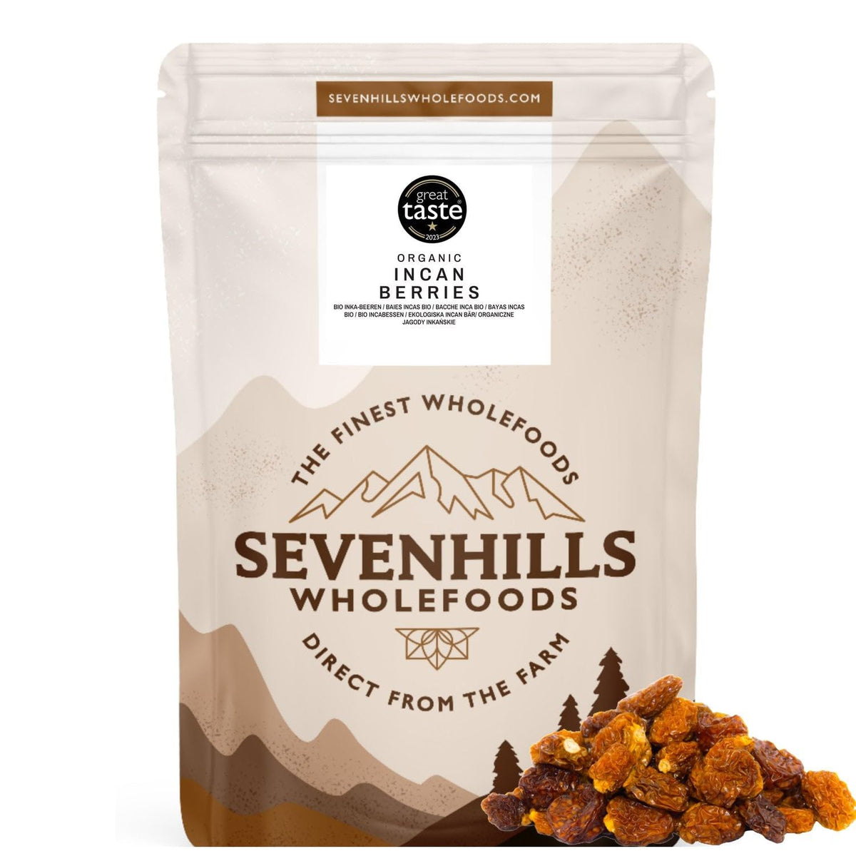 Sevenhills Wholefoods Organic Incan/Golden Berries 500g