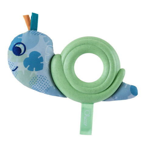 Chicco ECO+ Comfort Toy, Baby Snail | Sustainable Baby Toy, Recycled Plastic, 3 months +