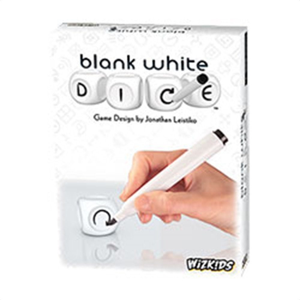 WizKids Blank Dice Game (2 Player), White