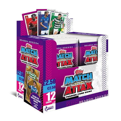 SPFL Match Attax 2024 - Display Box - 24 packets of Match Attax 2024 (288 cards)