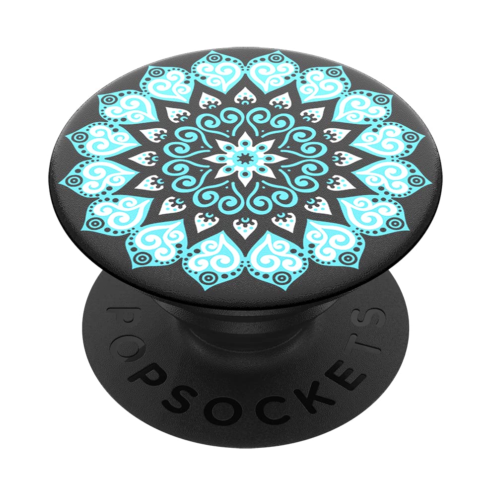 PopSockets Phone Grip with Expanding Kickstand, Mandala PopGrip - Peace Mandala Sky