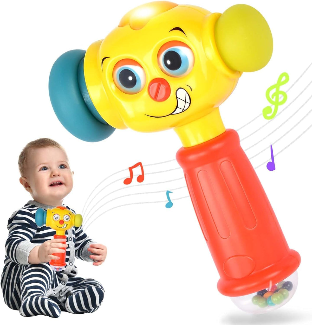 Early Education 12 Months + Olds Baby Toy Fun Electric Music Sound Play Hammer Educational Striking Toy for Children & Kids Boys and GirlsÃƒÆ’Ã†â€™Ãƒâ€šÃ‚Â¢ÃƒÆ’Ã‚Â¢ÃƒÂ¢Ã¢â€šÂ¬Ã…Â¡Ãƒâ€šÃ‚Â¬ÃƒÆ’Ã¢â‚¬Å¡Ãƒâ€šÃ‚Â¦