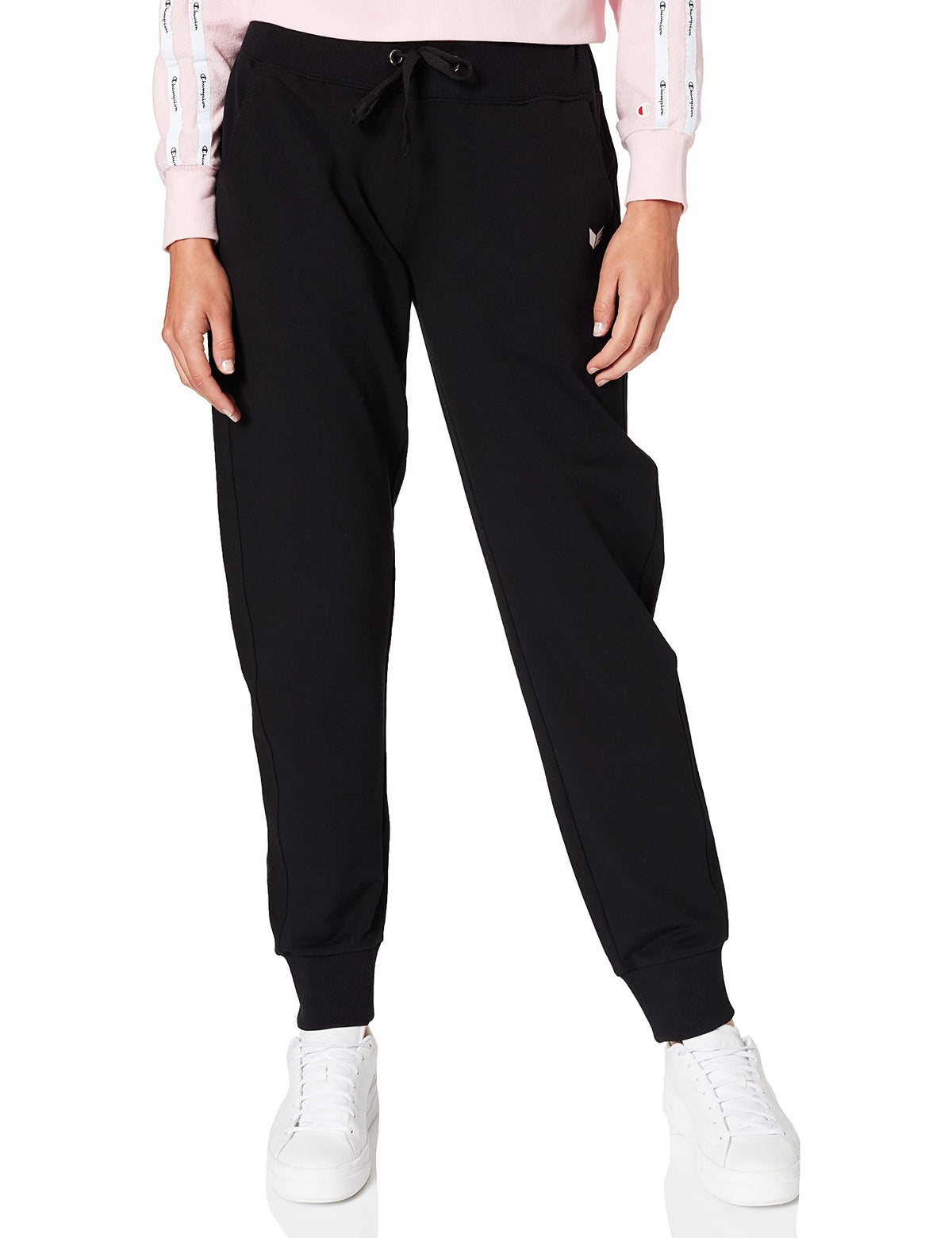 Erima Women's Casual Basics Sweatpants with Waistband, Black, Size 44