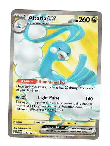 Pokemon - Altaria ex 232/182 - Paradox Rift - Full Art - Ultra Rare - Single Card