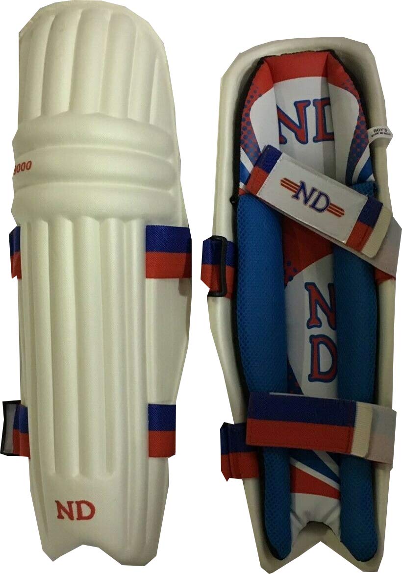 ND Cricket Batting Leg Guards Tendulkar Style Batsman Pads Boys Ambi