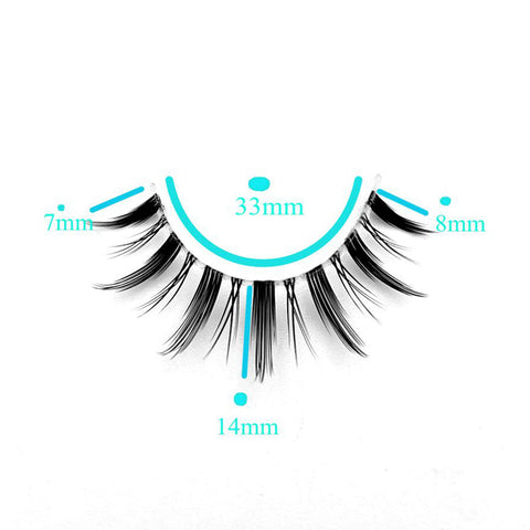 Manga Lashes, Clear Band Anime Lashes 4 Pack, Spiky Anime False Eyelashes Natural Look, Japanese Lashes Looks Like Cluster Manga Lashes Individual, Reusable Cosplay Wispy Strip Eyelashes, Asian Lashes, Style A01 By Mikiwi