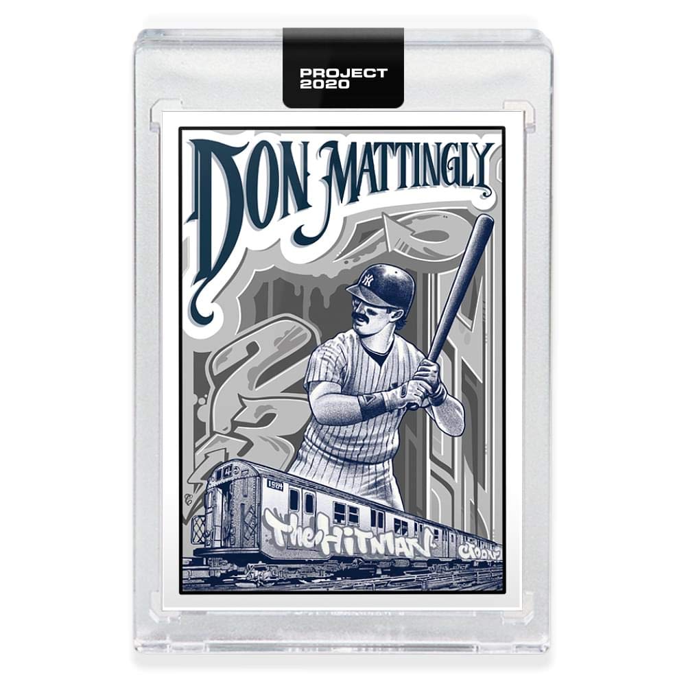 Topps PROJECT 2020 Card 95 - 1984 Don Mattingly by Mister Cartoon