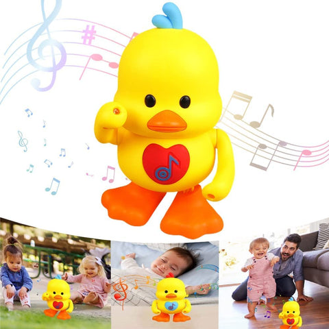 Usper 2022 New Dancing Duck Toy, Dancing and Singing Musical Duck with Led Lights, Gifts for Girls Boys Kids, Enjoy Family Time