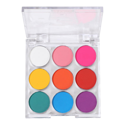 Melemando Mattew Eyeshadow Palette 9 Colors Cool Toned Matte Glitter Eyeshadow Palette (Color 02)