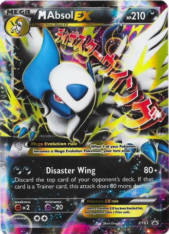 Pokemon - M Absol-EX (XY63) - XY Black Star Promos - Holo