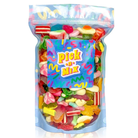 1kg Pick & Mix Sweets - Classic Retro Candy Selection - More than 20 Different Sweets