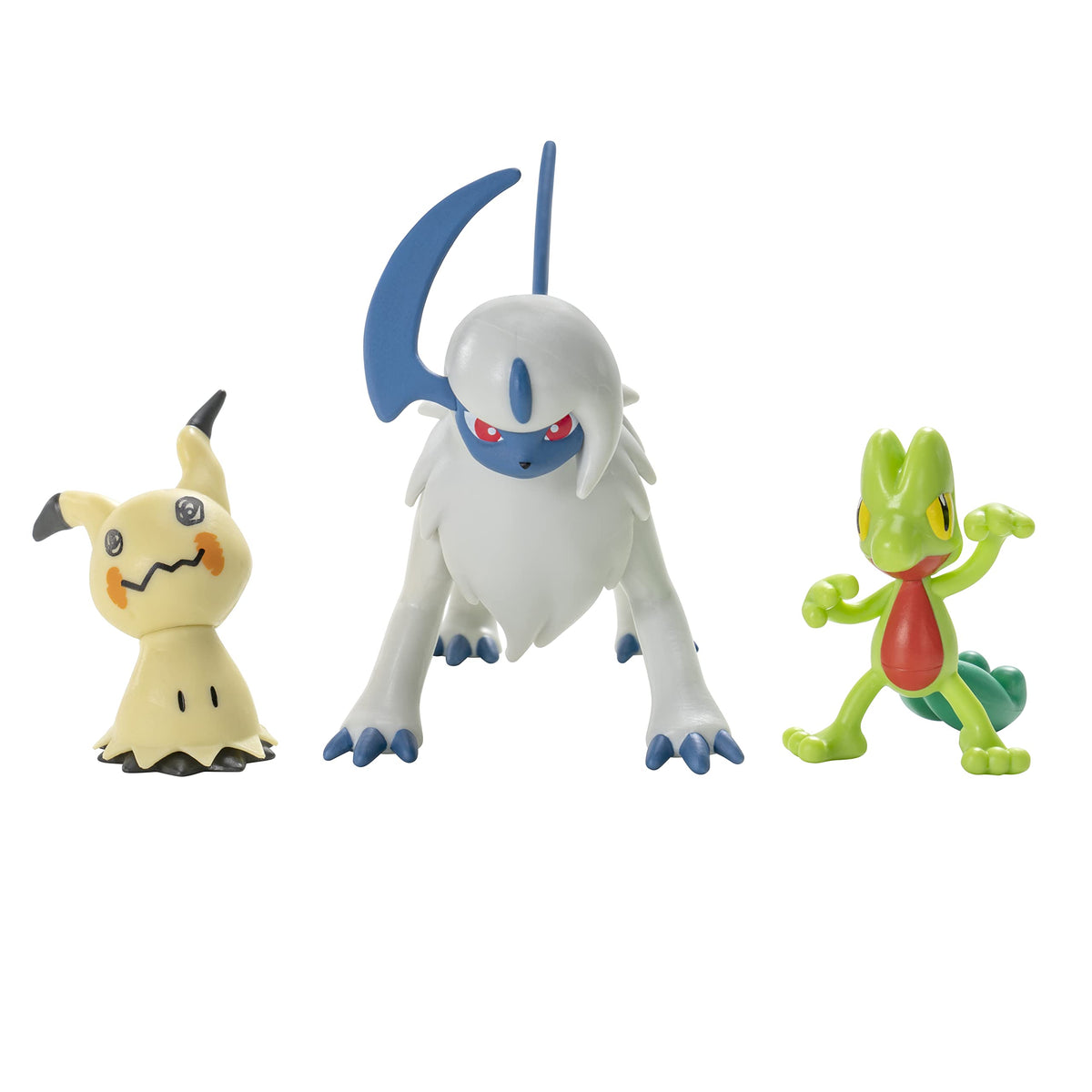 Pokèmon PKW2679 3 Pack-Features 2 Treecko, Mimikyu and 3-Inch Absol Battle Figures-Authentic Details PKW2679 3 Pack-Features 2 Treecko, Mimikyu & 3-Inch Absol Battle Figures-Authentic Details