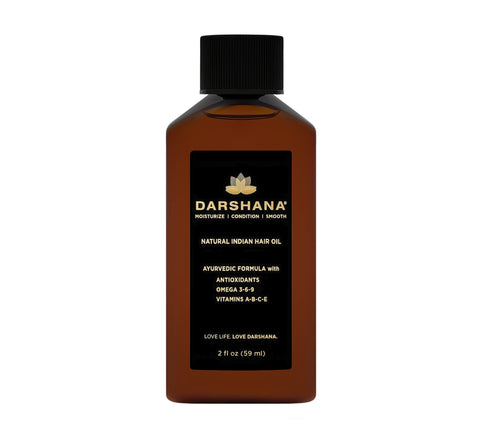 Darshana Natural Indian Hair Oil with Ayurvedic Botanicals (2 fl oz.)