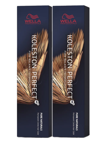 Wella Koleston Perfect Me+ KP Rich Naturals 7/18 Medium Blonde Ash Pearl Pack of 2