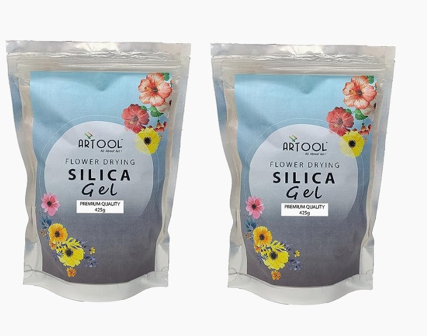 ARTOOL A84 Silica Gel Flower Drying Powder, DIY Flower Drying Powder Silica Gel for Preservative Flowers, 425gm