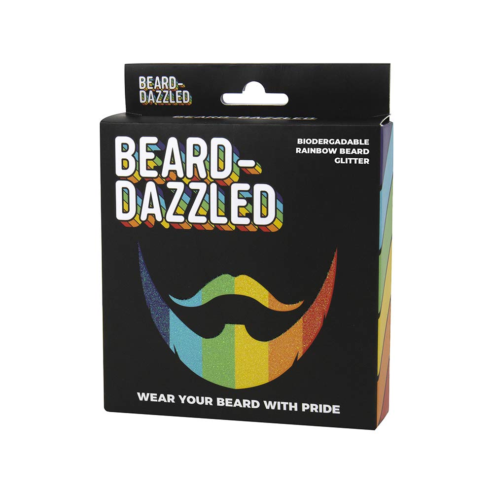 Rainbow Pride Dazzle Beard Glitter