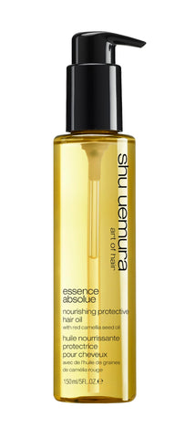 Shu Uemura Essence Absolue Nourishing Protective Hair Oil | Lightweight Multi-Benefit Hair Oil | Hydrates and Reduces Frizz | With Heat Protection | Japanese Camellia Oil | All Hair Types | 150 ml