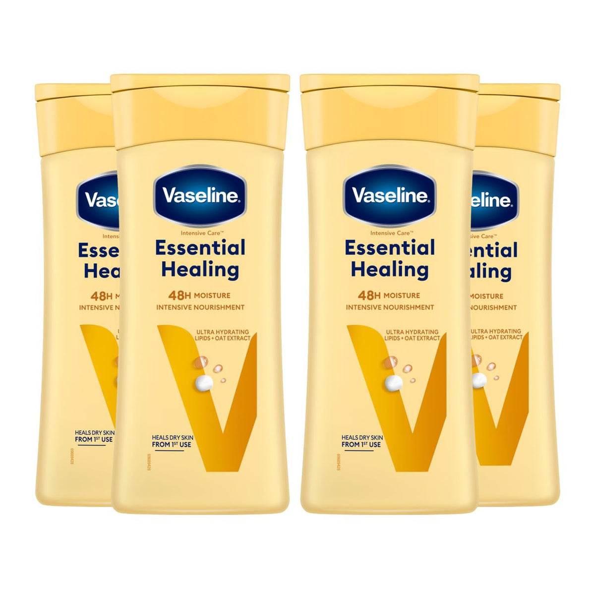 Vaseline Intensive Care Essential Healing Lotion, 400 ml, Pack of 6