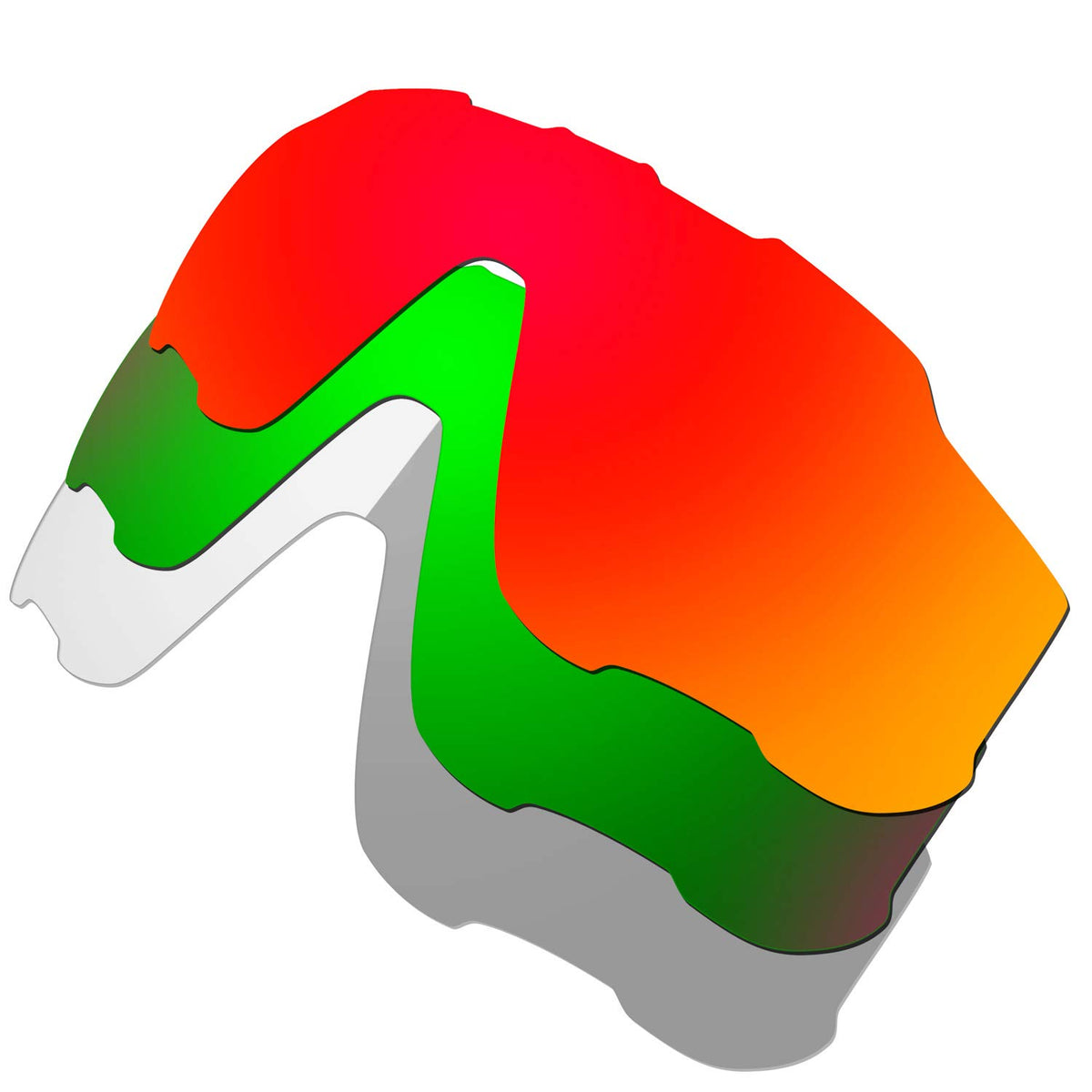 HKUCO Red/Emerald Green/Transition/Photochromic Polarized Replacement Lenses For Oakley Jawbreaker Sunglasses