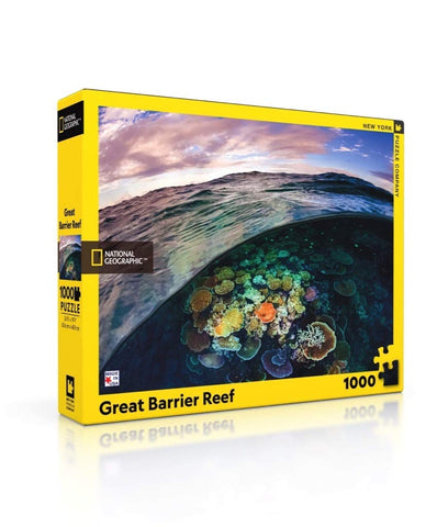 New York Puzzle Company - National Geographic Great Barrier Reef - 1000 Piece Jigsaw Puzzle