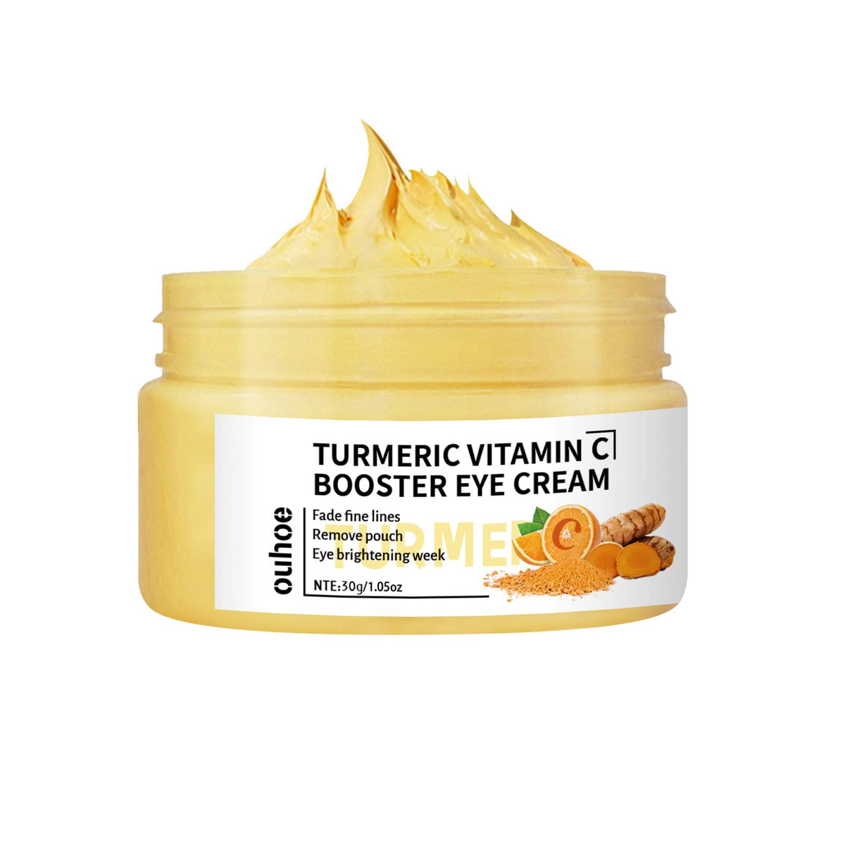 Turmeric + Vitamin C Booster Eye Cream Under Eye Dark Circle Remover Eye Bags Lift Firm Brightening Anti Aging Cream Eyes Care 30g