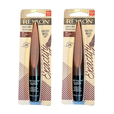 REVLON Pack of 2 Colorstay Exactify Liquid Liner, Mulberry 103