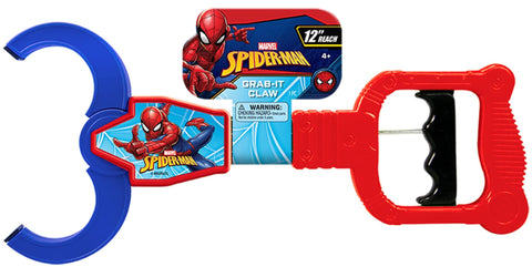 JA-RU Spiderman Robot Arm Claw Grabber Tool (1 Unit Spiderman) Grab it Claw Toy .12.5" Long. Pick Stick Boy Toys. Grabber Toys for Kids Includes a Sticker. A-6824-1s