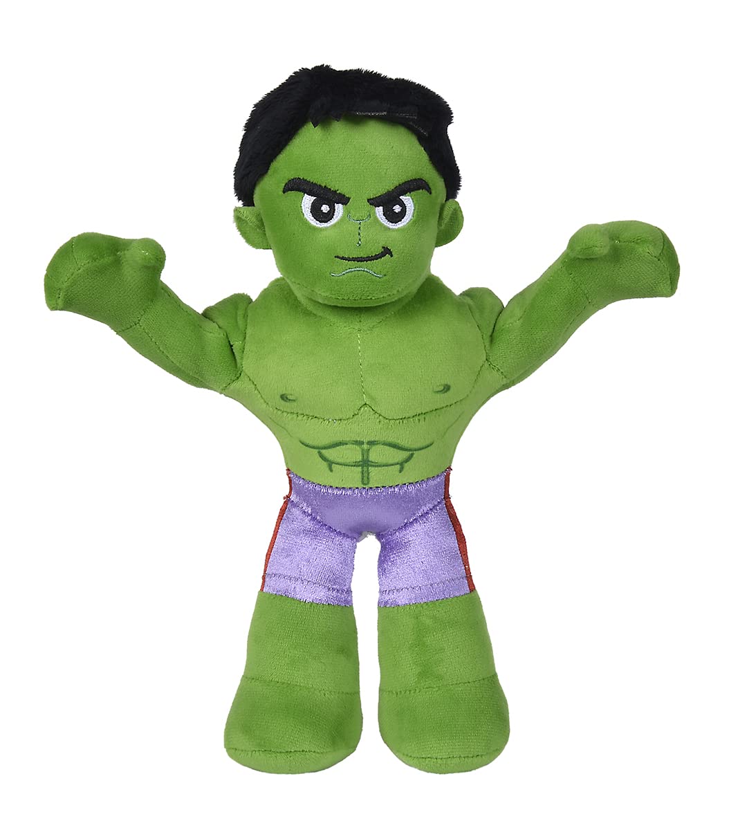 Simba Hulk 25 cm Disney Marvel Plush Toy with Articulated Interior Skeleton for Different Positions (6315875793)