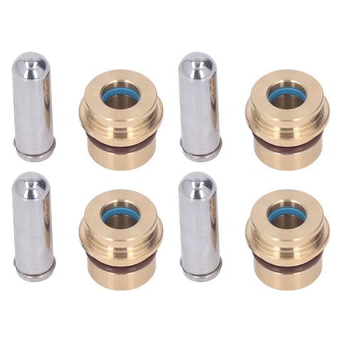 Joystick Handle,4PCS Joystick Handle Button Head Rubber Sealing Metal Push Rod Button for Sany 60 Excavator