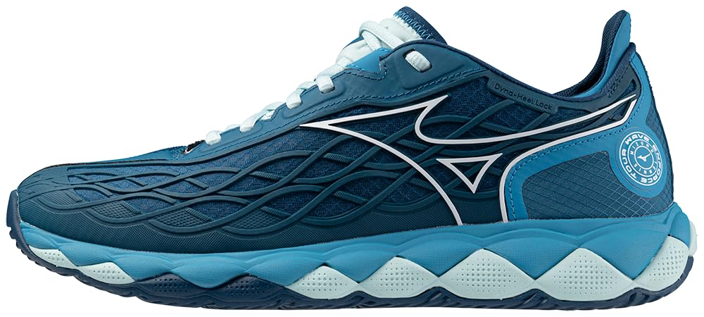 Mizuno Wave Enforce Tour Ac Men Sneaker, Moroccan Blue-White, 6 UK