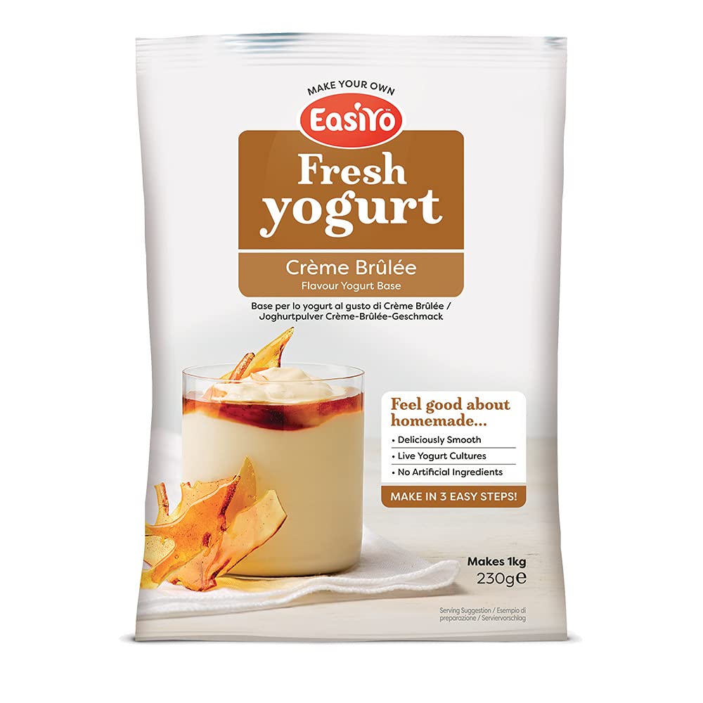 EasiYo CrÃƒÆ’Ã†â€™Ãƒâ€ Ã¢â‚¬â„¢ÃƒÆ’Ã¢â‚¬Å¡Ãƒâ€šÃ‚Â¨me BrÃƒÆ’Ã†â€™Ãƒâ€ Ã¢â‚¬â„¢ÃƒÆ’Ã¢â‚¬Å¡Ãƒâ€šÃ‚Â»lÃƒÆ’Ã†â€™Ãƒâ€ Ã¢â‚¬â„¢ÃƒÆ’Ã¢â‚¬Å¡Ãƒâ€šÃ‚Â©e Yogurt Mix (Each Sachet Makes 1kg Fresh Yogurt)