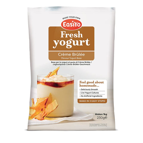 EasiYo CrÃƒÆ’Ã†â€™Ãƒâ€ Ã¢â‚¬â„¢ÃƒÆ’Ã¢â‚¬Å¡Ãƒâ€šÃ‚Â¨me BrÃƒÆ’Ã†â€™Ãƒâ€ Ã¢â‚¬â„¢ÃƒÆ’Ã¢â‚¬Å¡Ãƒâ€šÃ‚Â»lÃƒÆ’Ã†â€™Ãƒâ€ Ã¢â‚¬â„¢ÃƒÆ’Ã¢â‚¬Å¡Ãƒâ€šÃ‚Â©e Yogurt Mix (Each Sachet Makes 1kg Fresh Yogurt)