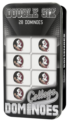 Masterpieces Officially Licensed NCAA Florida State Seminoles 28 Piece Dominoes Game for Adults