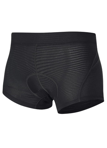 BALEAF Men's Cycling Shorts Padded Underwear Breathable Mesh Bike Shorts For Men 4D Gel Padding Mountain Biking Bicycle Liner Black M