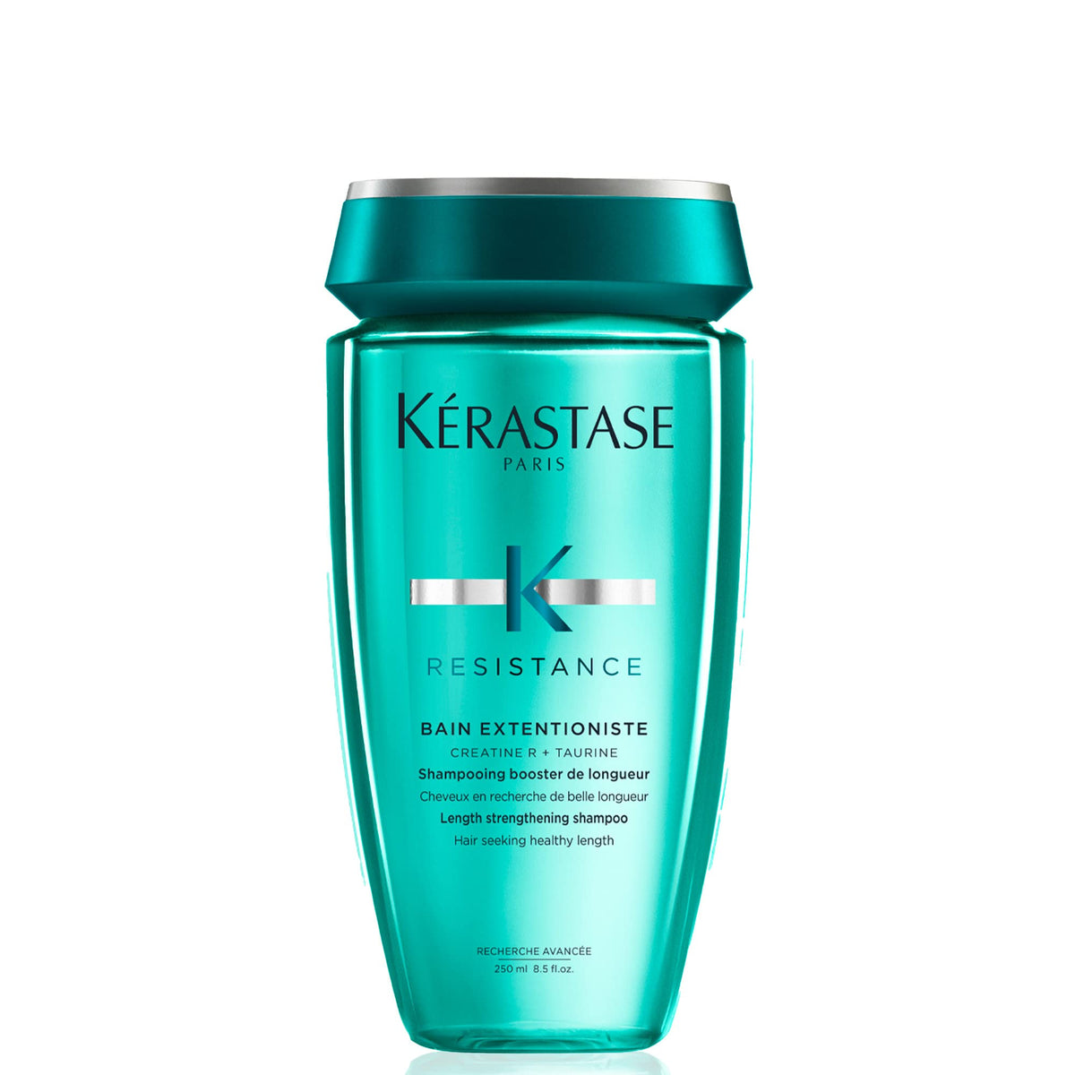 KÃ©rastase Resistance, Strengthening Shampoo, Damaged hair seeking healthier looking length, With Creatine R & Amino Acid, Bain Extensioniste, 250ml