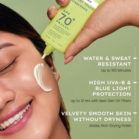 Hyphen Matte Max Velvet Touch Sunscreen SPF 70+ PA+