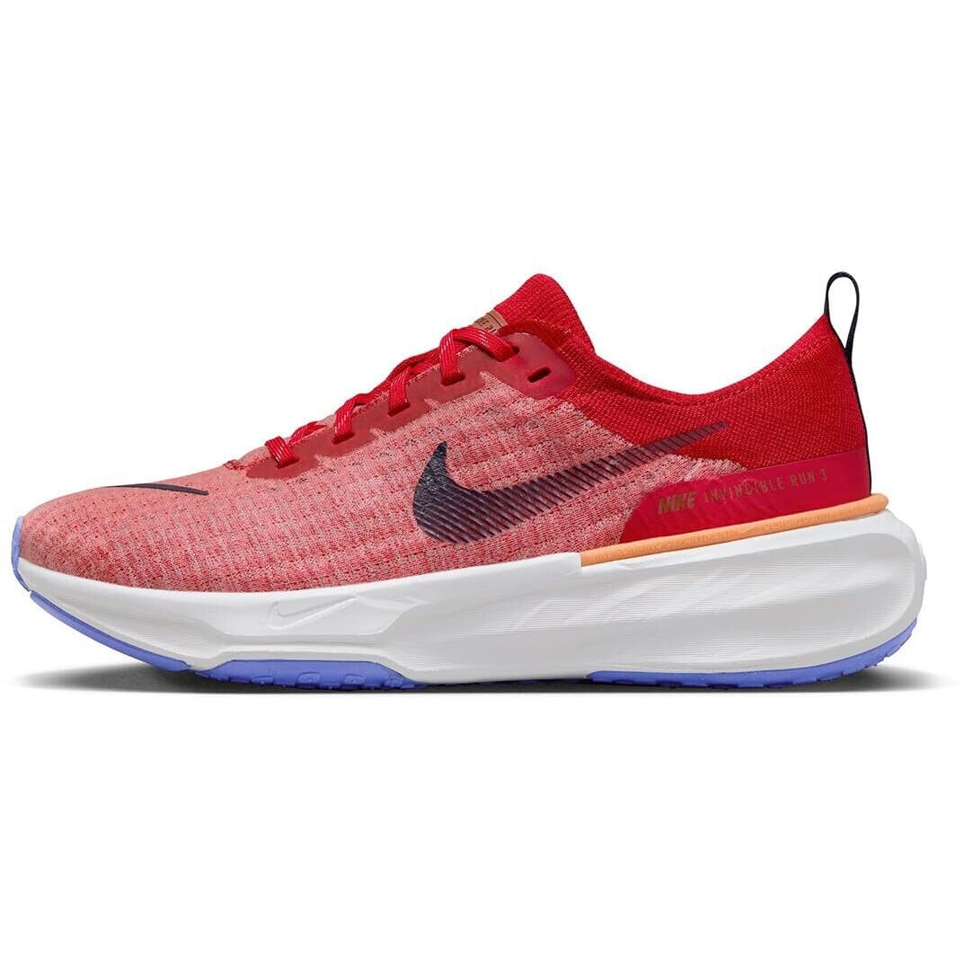 Nike Invincible 3 Men's Road Running Shoes (DR2615-600, University Red/Blue Joy/Rugged Orange) Size 12