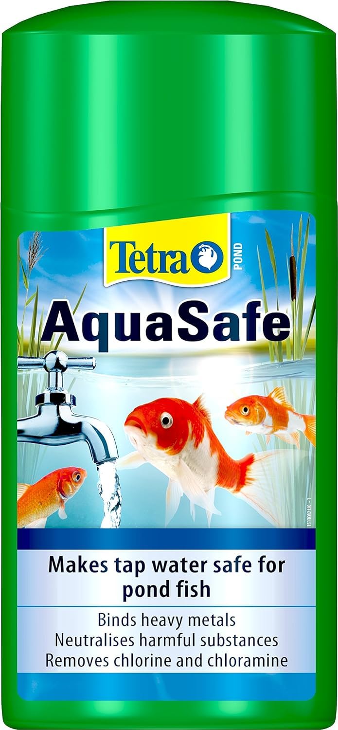 Tetra Pond AquaSafe, Makes Tap Water Safe for Pond Fish, 1 Litre