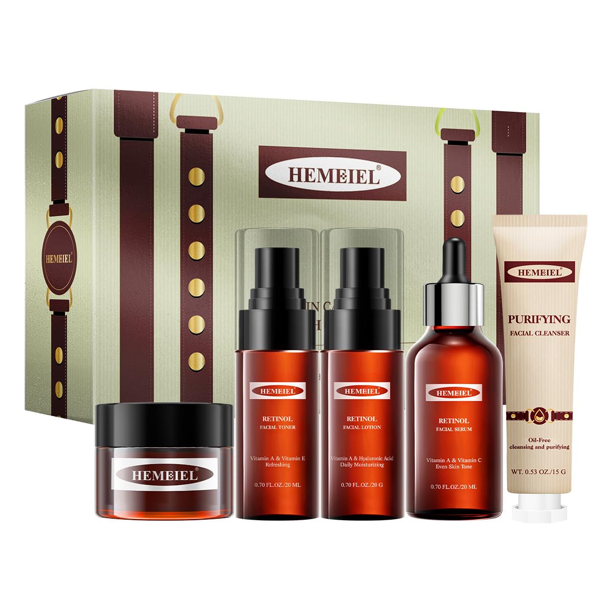 Vitamin C Skin Care Kit, Vitamin C Complete Skin Care Set?Boosting Collagen & Hydrating for Women