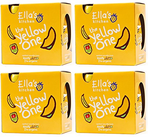 (4 PACK) - Ellas Kitchen - Smoothie Fruit - Yellow One mltpc | 5 x 90g | 4 PACK BUNDLE