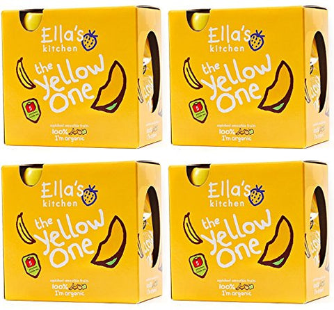 (4 PACK) - Ellas Kitchen - Smoothie Fruit - Yellow One mltpc | 5 x 90g | 4 PACK BUNDLE