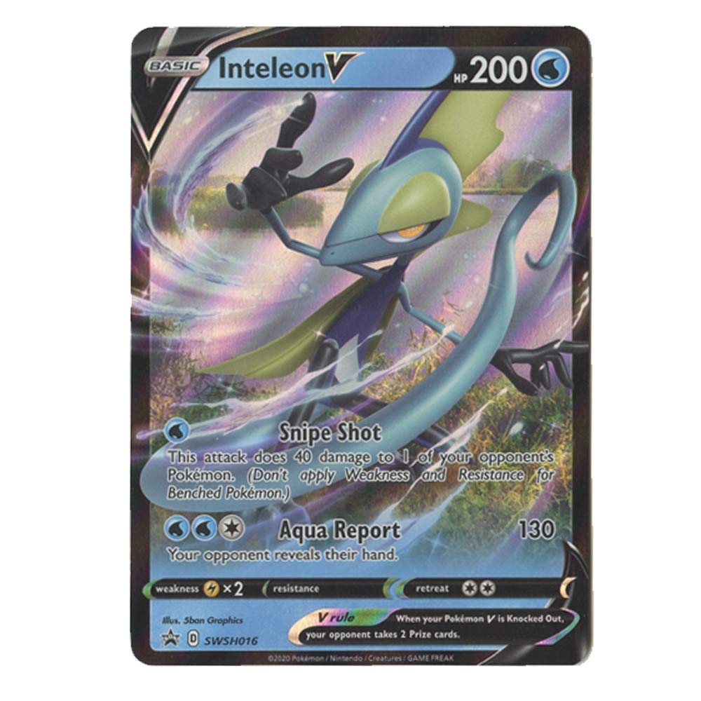 Inteleon V SWSH016 Holo Galar Tin Promo