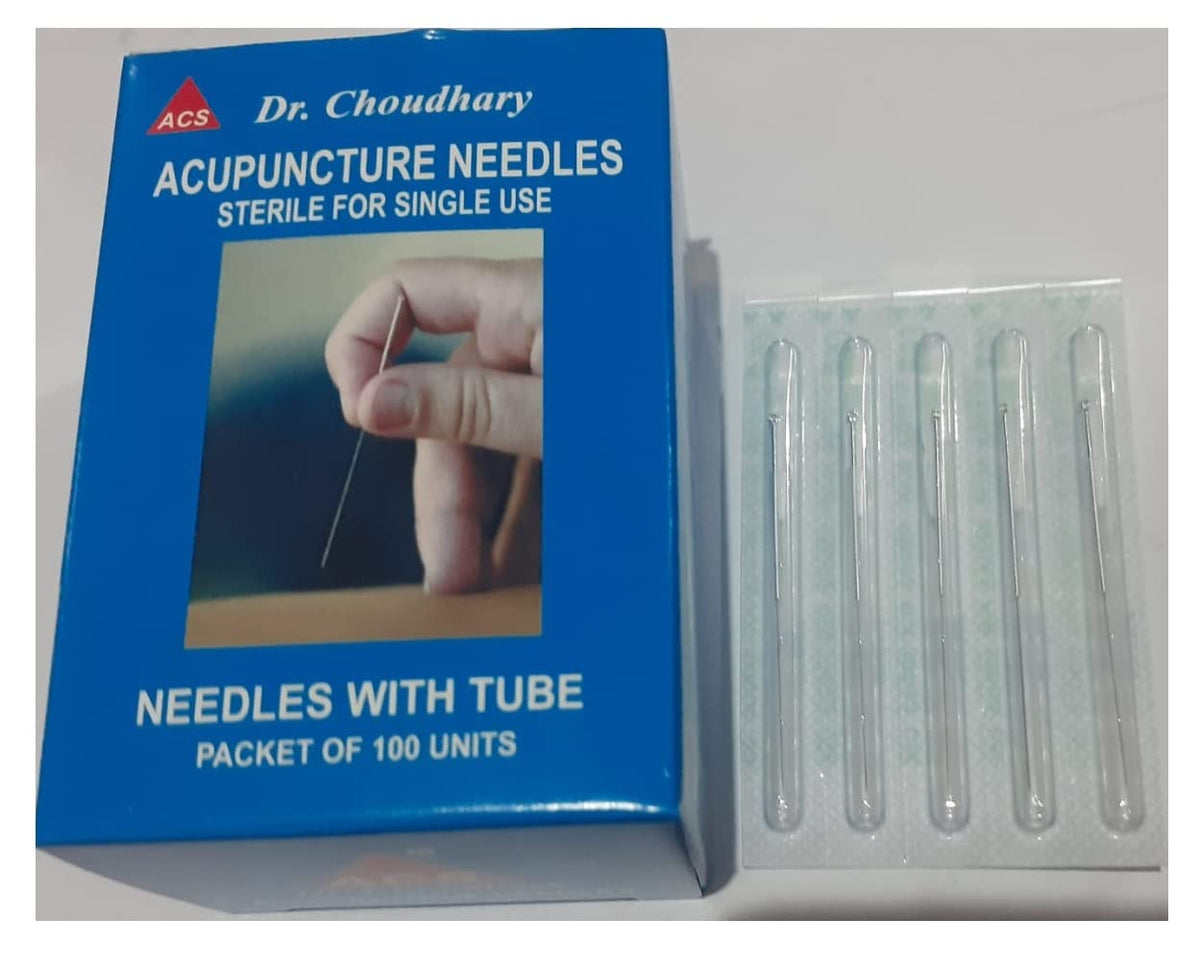 ACi Sterile Acupuncture Needles for Single Use (Size 0.25 x 25) Pack of 100