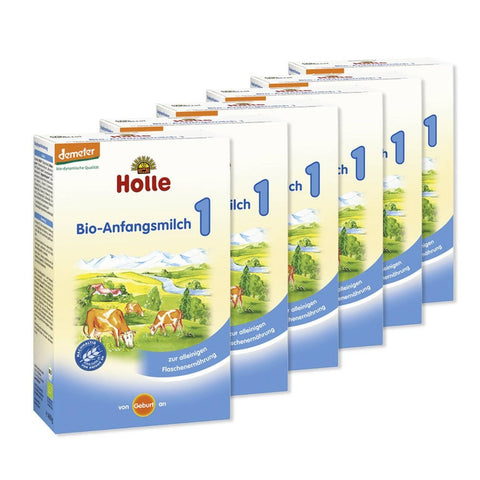 Holle Bio Anfangsmilch 1, 6er Pack (6 x 400g)