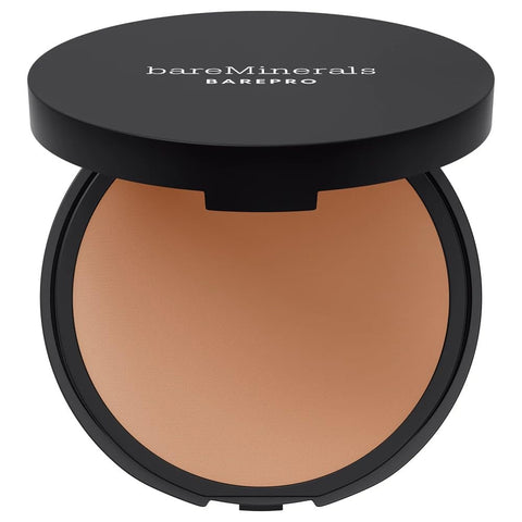 bareMinerals Barepro 16HR Skin-Perfecting Powder Foundation, Matte Pressed Powder Foundation Full Coverage with Plant-Based Squalene, Oil Control, Vegan