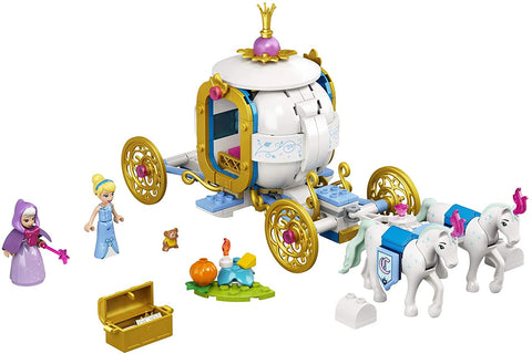 LEGO Disney CinderellaÃ¢â‚¬â„¢s Royal Carriage 43192; Creative Building Kit That Makes a Great Gift, New 2021 (237 Pieces)